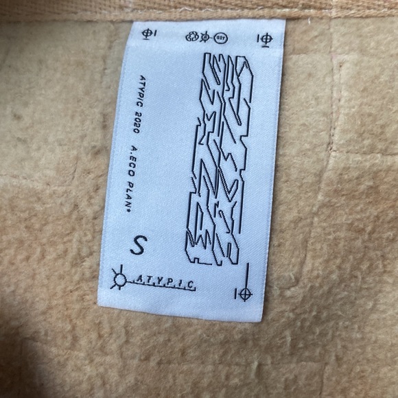 Atypic hoodie tan /grey /green - Picture 2 of 5